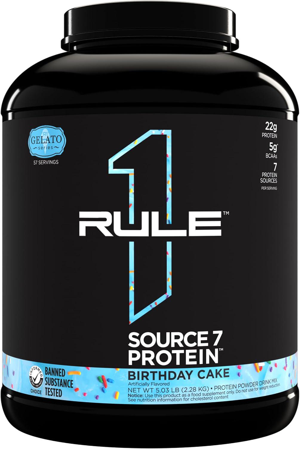 Протеин Rule One Source 7 Protein Birthday Cake Gelato 2,28 кг