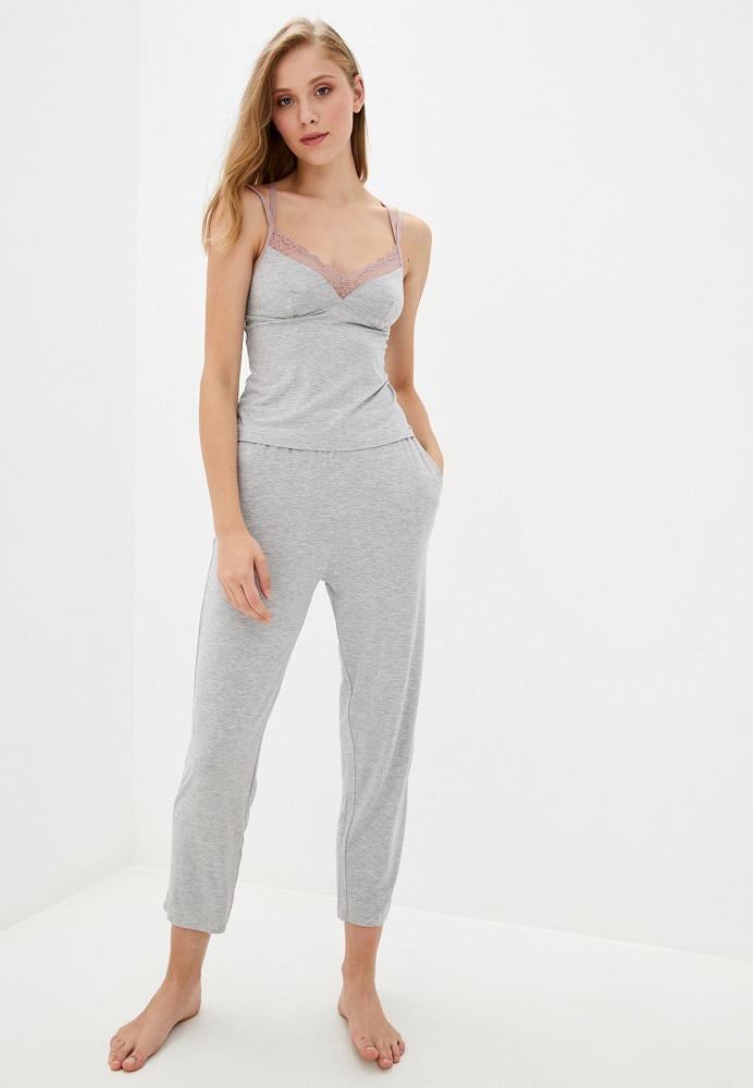 Піжама жіноча Pretty Polly Casual Comfort LPAWP8/P9 M Grey Marl (5053014788551)