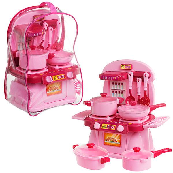 Ігровий набір ЮНІКА 71719 Кухня "Cooking Plate with Dishes" 10 предметів (RLT22571)