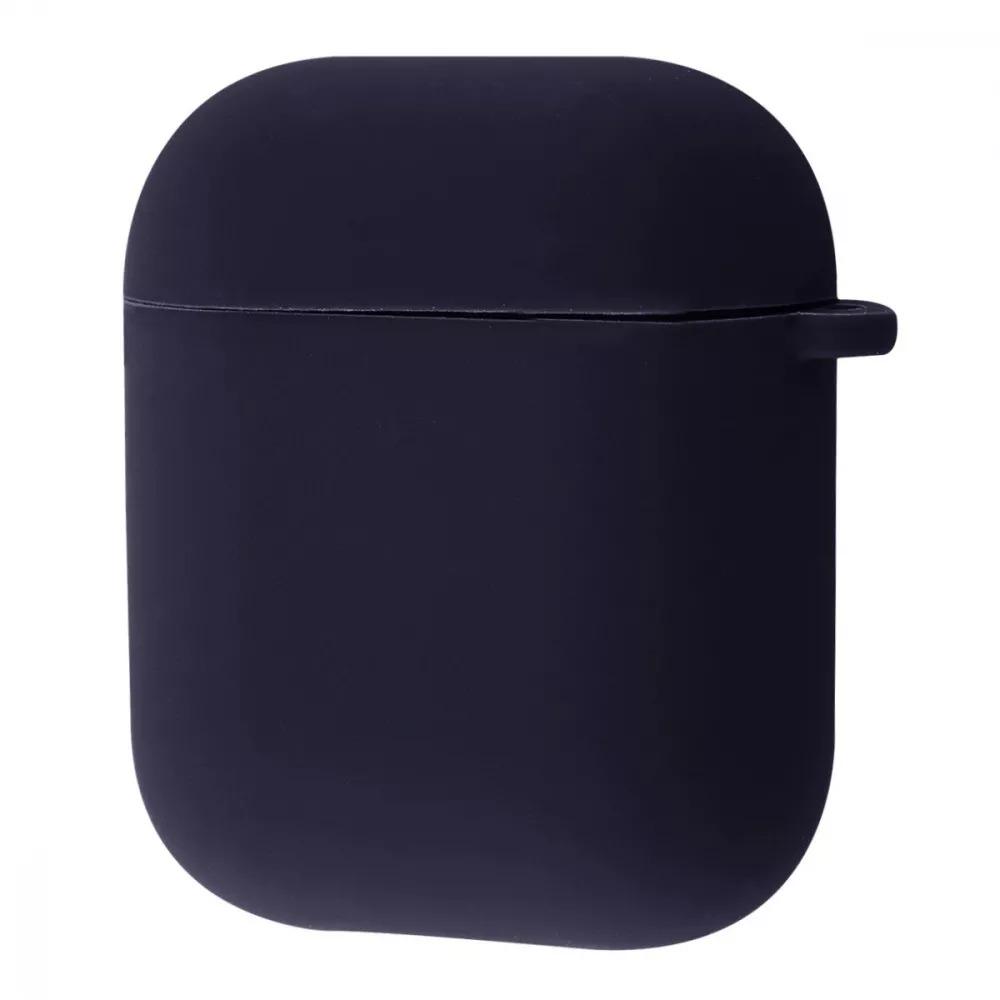 Чехол для наушников Silicone Case Full for AirPods 1/2 Midnight Blue (589126)