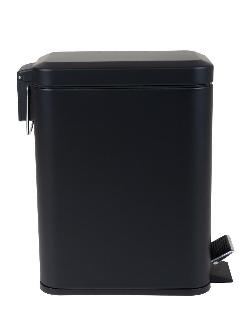 Ведро для мусора MIXXUS Premium Quadro-TC0105 с плавным закрытием 5 л Черный (MI7061) - фото 3 Ведро для мусора MIXXUS Premium Quadro-TC0105 с плавным закрытием 5 л Черный (MI7061) - фото 3