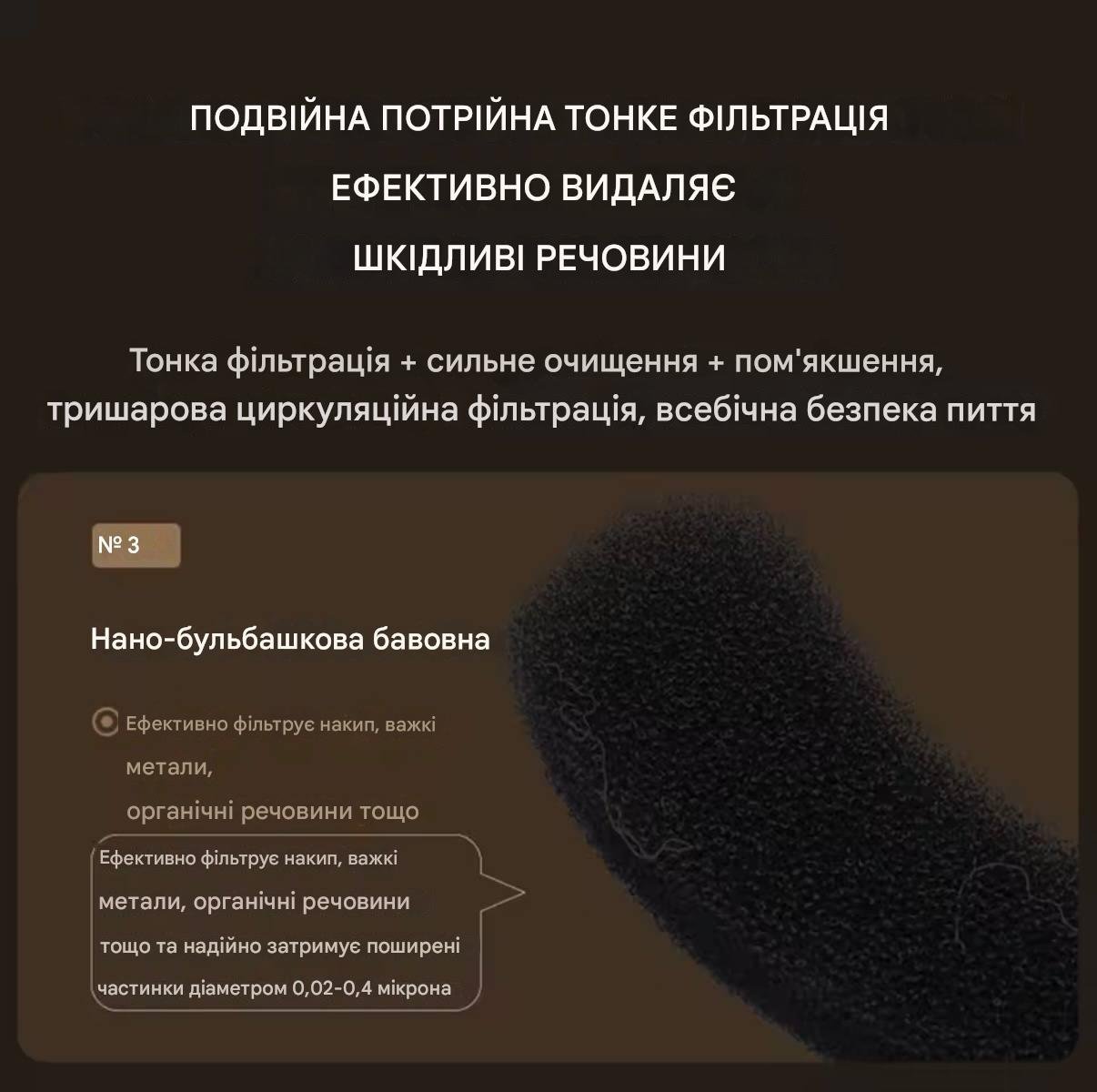 Фонтан-поилка Cat Water Fountain с фильтрацией и циркуляцией воды 3 л White (2835160215) - фото 7