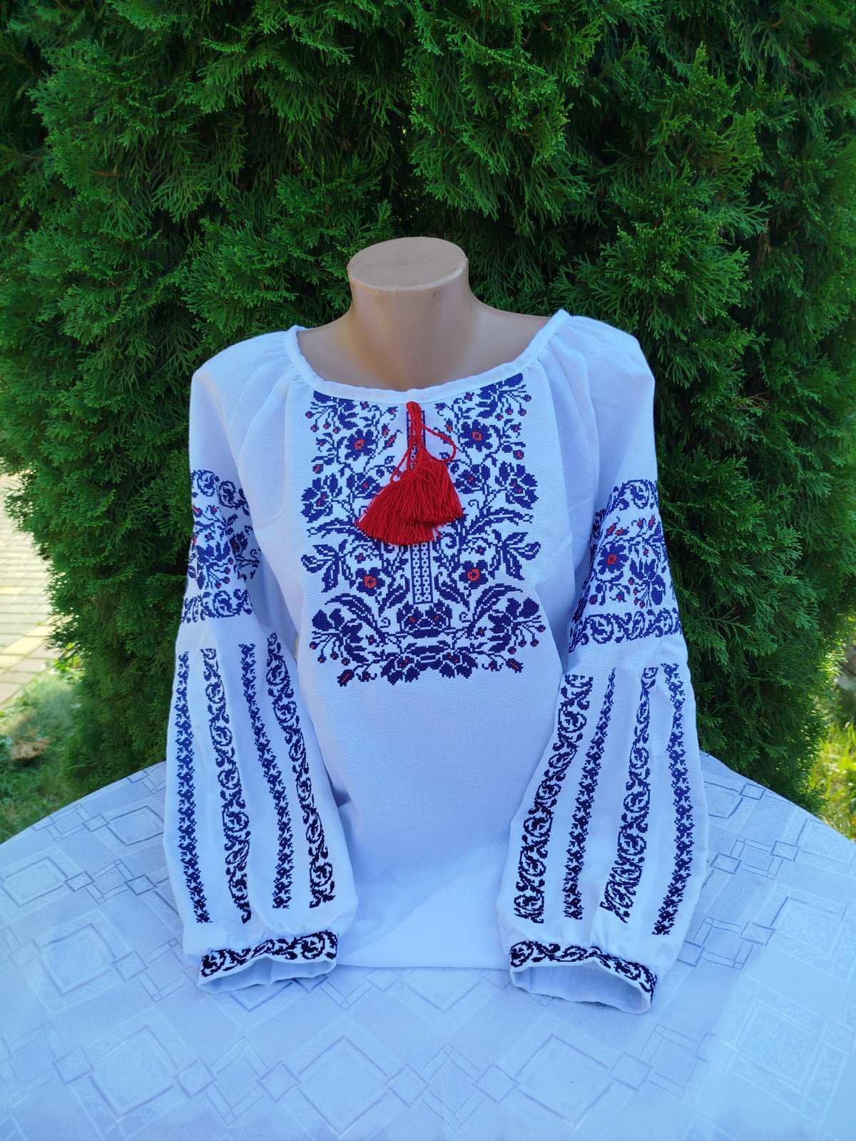 Вишиванка жіноча Соколинний узір р. 62 Синій (29378203)