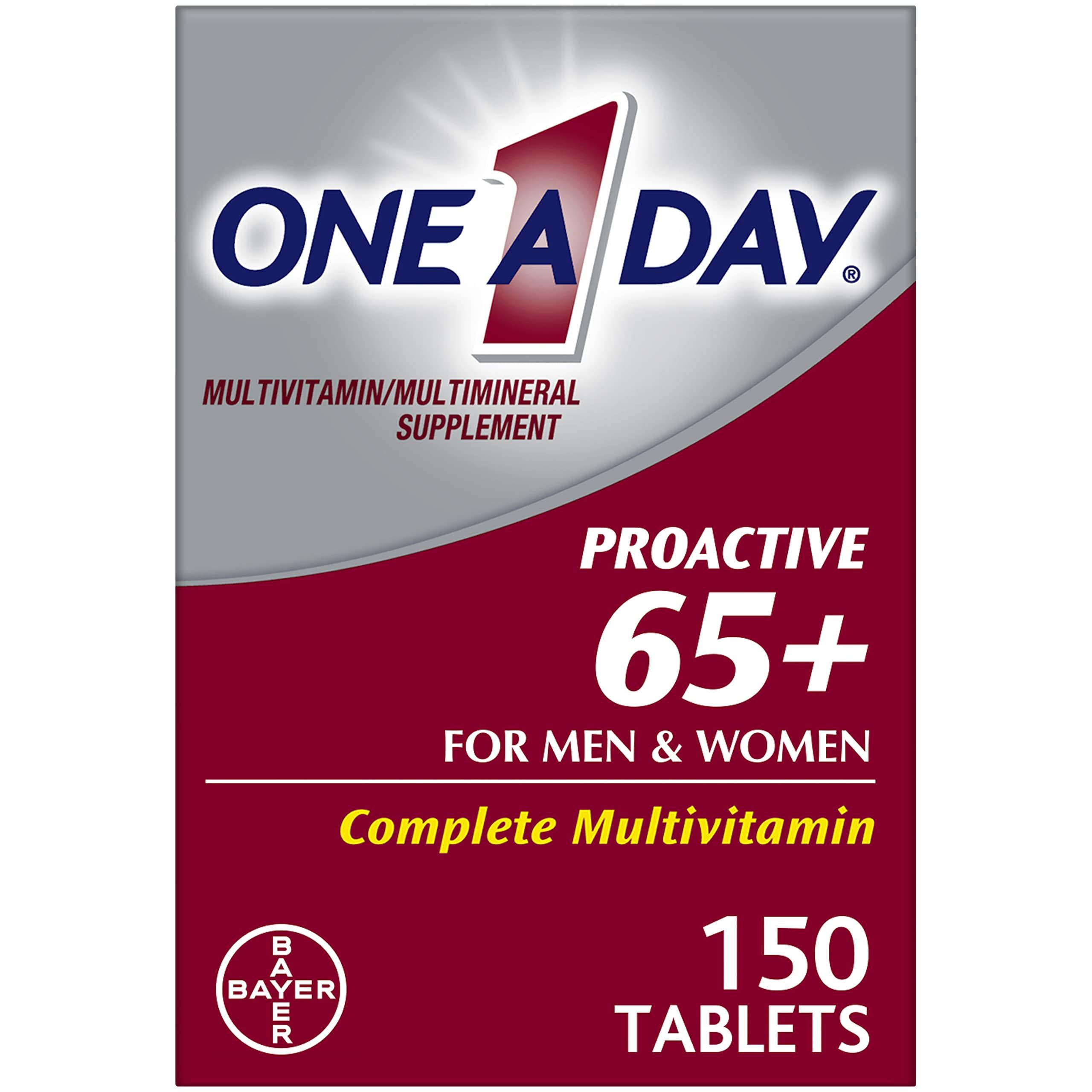 Комплекс витаминно-минеральный One A Day Proactive Supplement For Men & Women 65 150 Tablets Комплекс витаминно-минеральный One A Day Proactive Supplement For Men & Women 65 150 Tablets