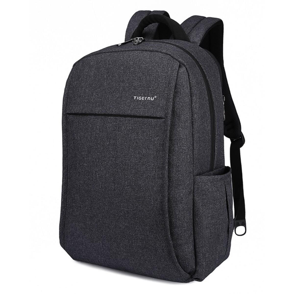 Міський рюкзак Tigernu T-B3221 для ноутбука 15,6" з USB 28 л + кодовий замок Темно-сірий (1744)