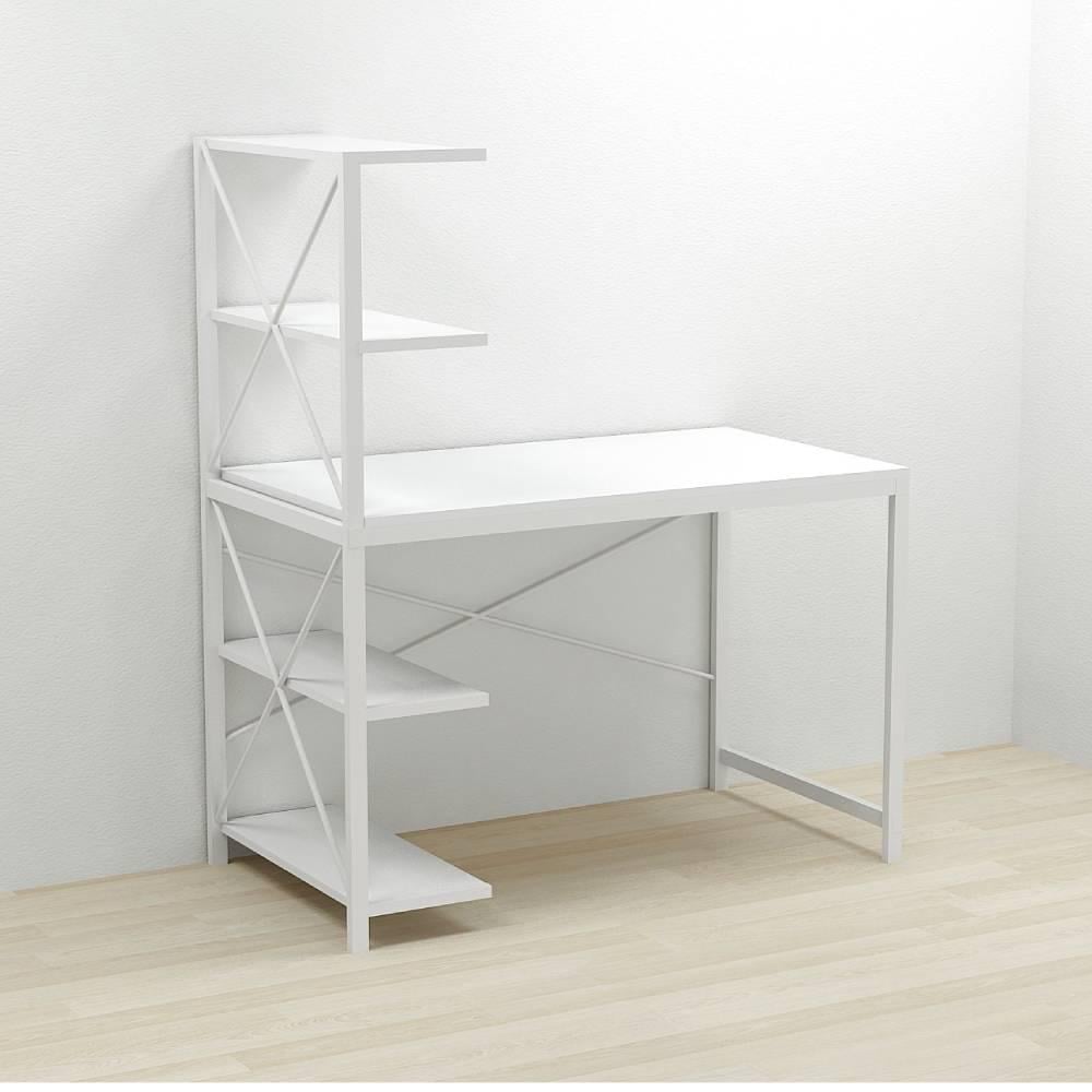 Компьютерный стол Ferrum-decor Джек ДСП 75x120x60 см Белый (FRD-104386)