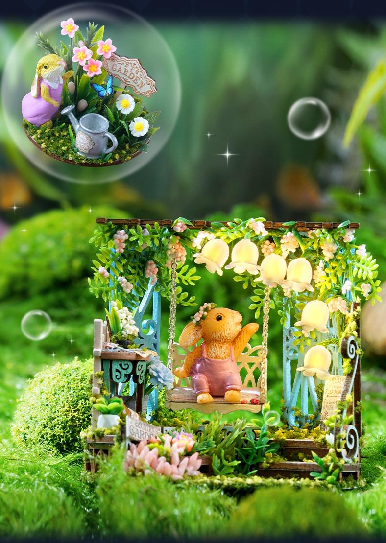 Румбокс 3D Fairytale Garden інтер'єрний в колбі (B-113) - фото 4