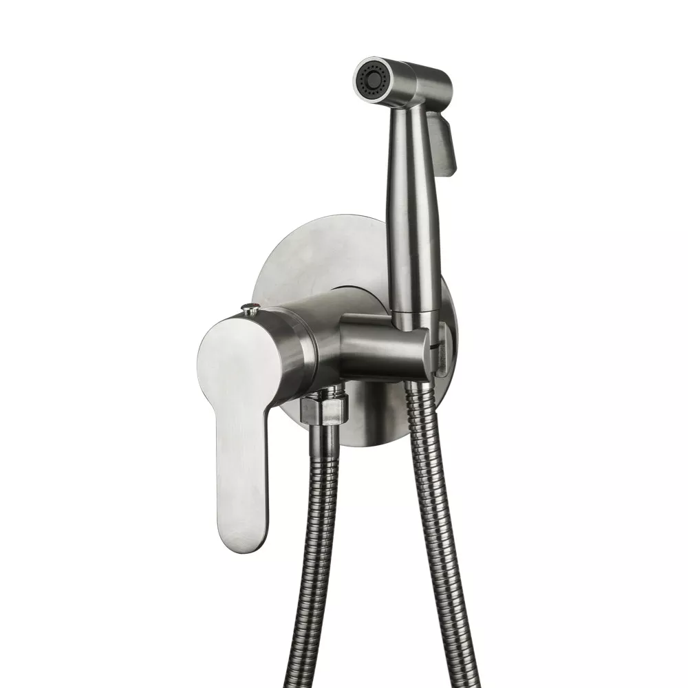 Гигиенический душ Gappo G7299-30 однорычажный нержавеющая сталь d 35 мм Сатин (SQ-1041946)