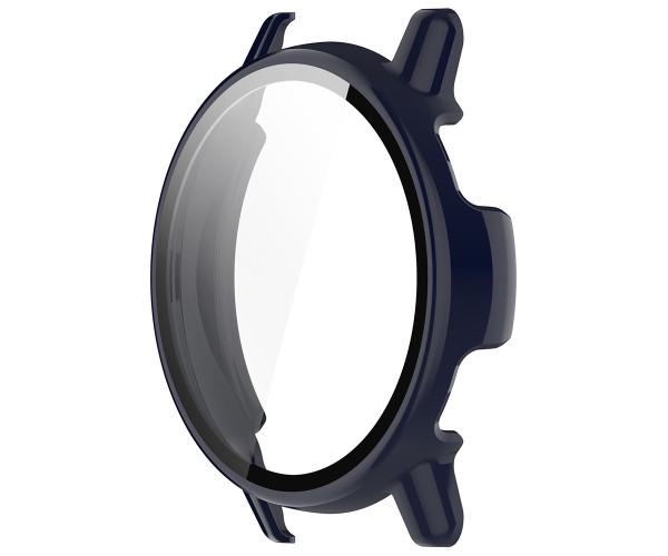 Чохол із захисним склом Protective Cover with Glass для Garmin Vivoactive 5 Темно-синій