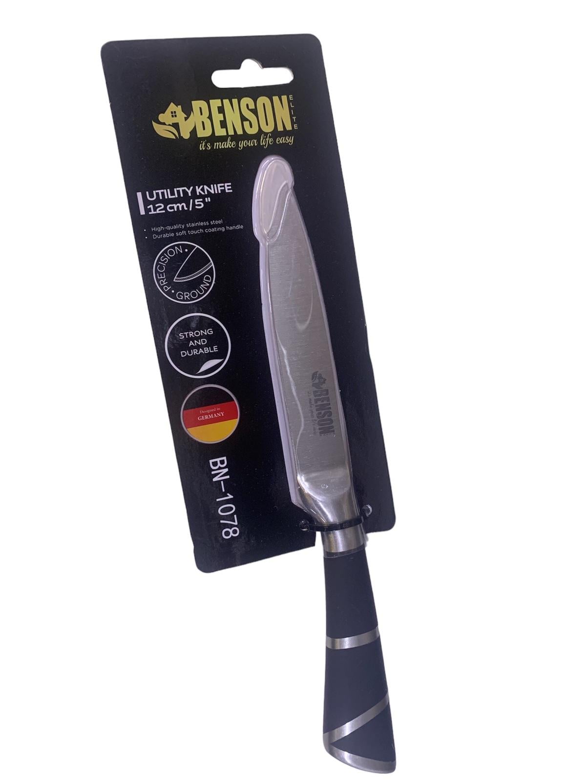 Нож кухонный Benson BN-1078 нержавеющая сталь 12 см 5" (12292649)