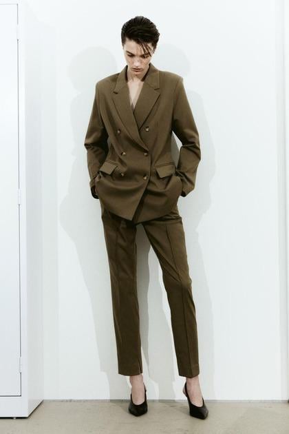 Брюки H&M р. 40 Хакі (1207181004)