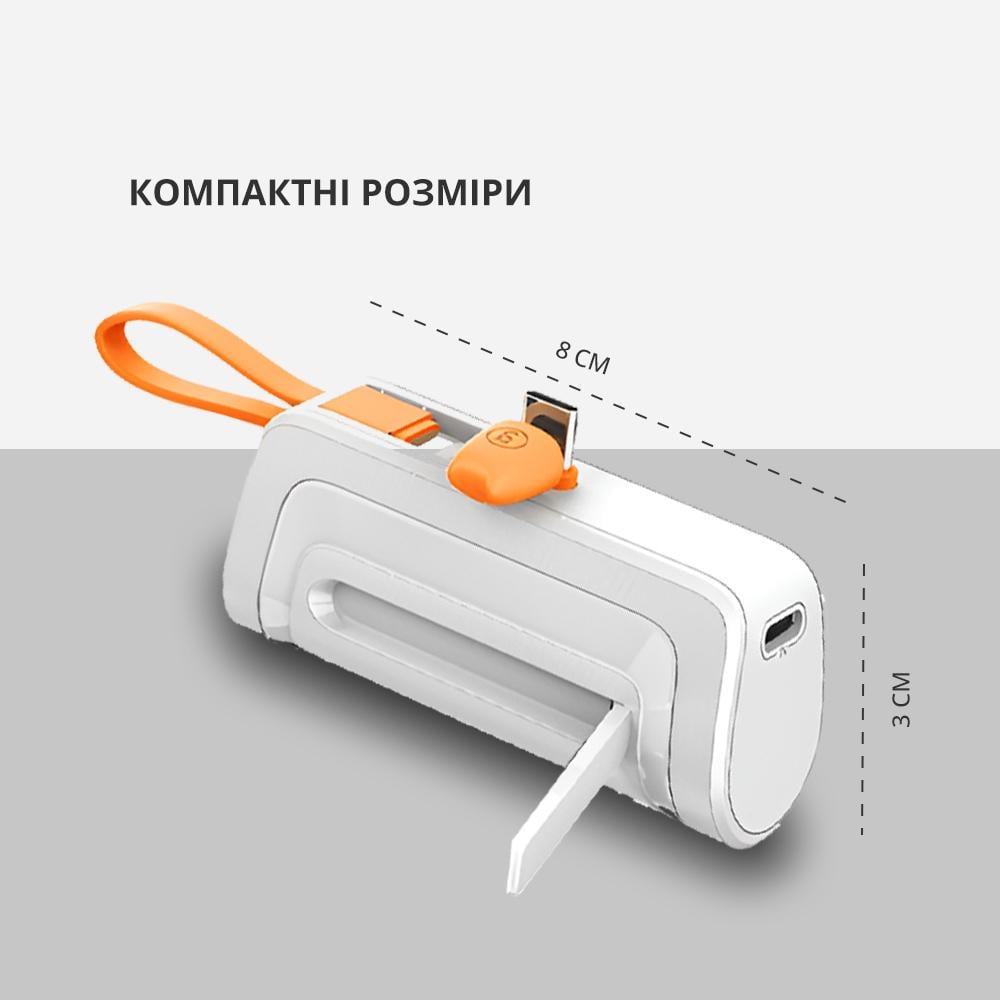 Повербанк Mini Tube TLW 5000 мАг (14424972) - фото 4