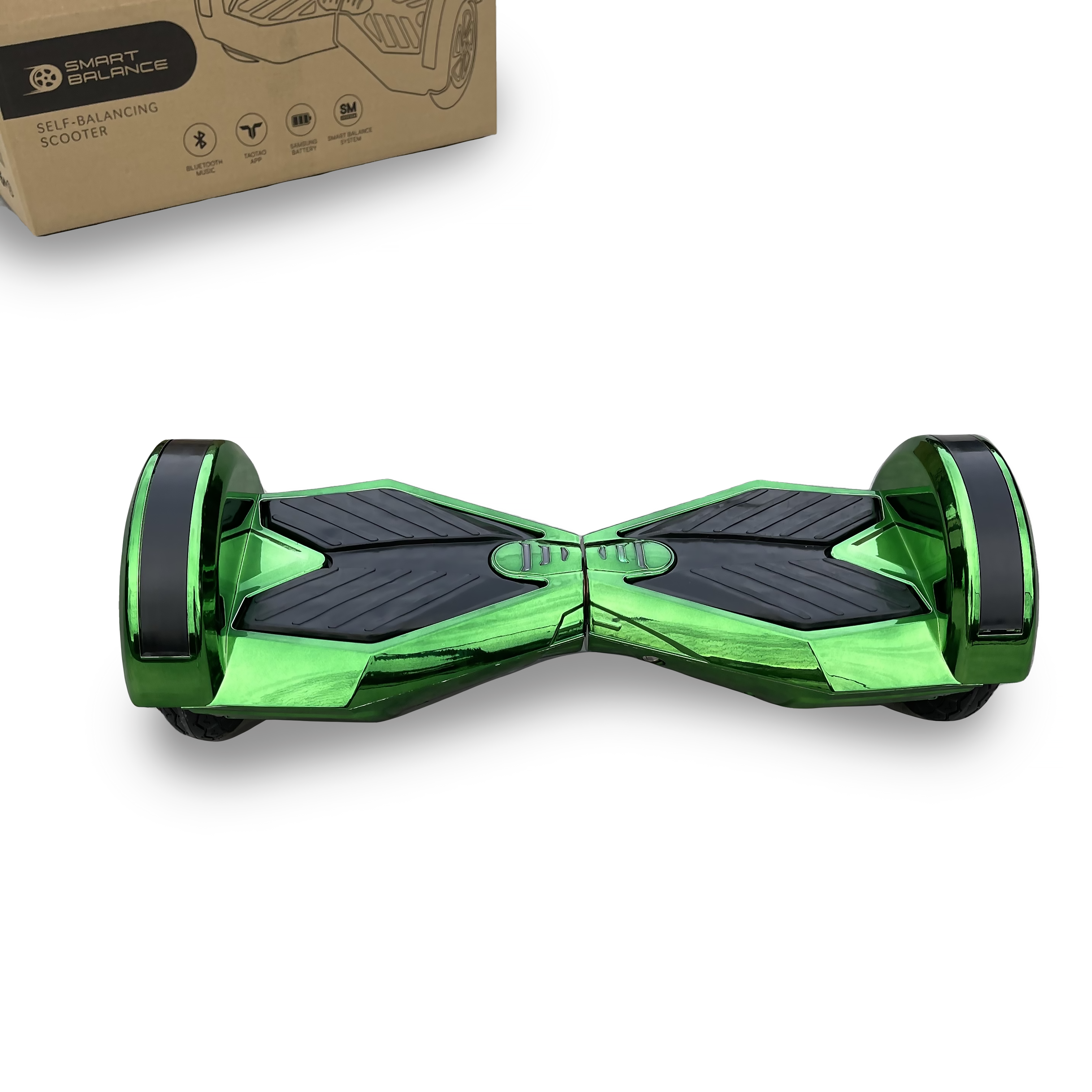 Гироборд Smart Balance 8" PRO 2021 Зеленый хром - фото 2 Гироборд Smart Balance 8" PRO 2021 Зеленый хром - фото 2