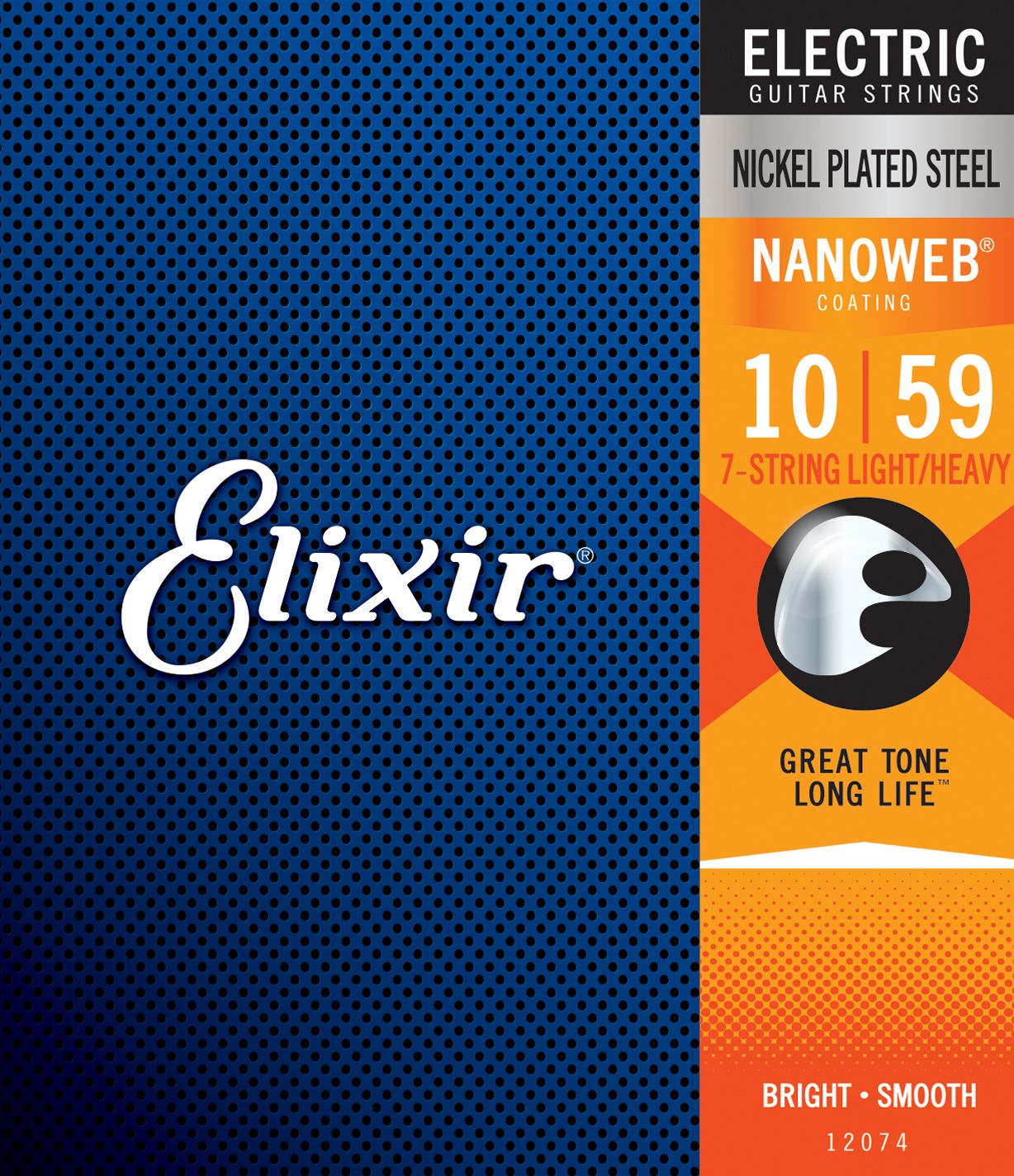 Струни Elixir 12074 NANOWEB 10-59 - 7 string Light-Heavy (598)