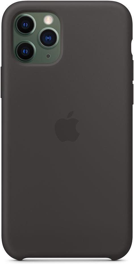 Чехол противоударный силиконовый Silicone Case MX002ZM/A для Apple Iphone 11 Pro Max (6.5") Black - фото 4