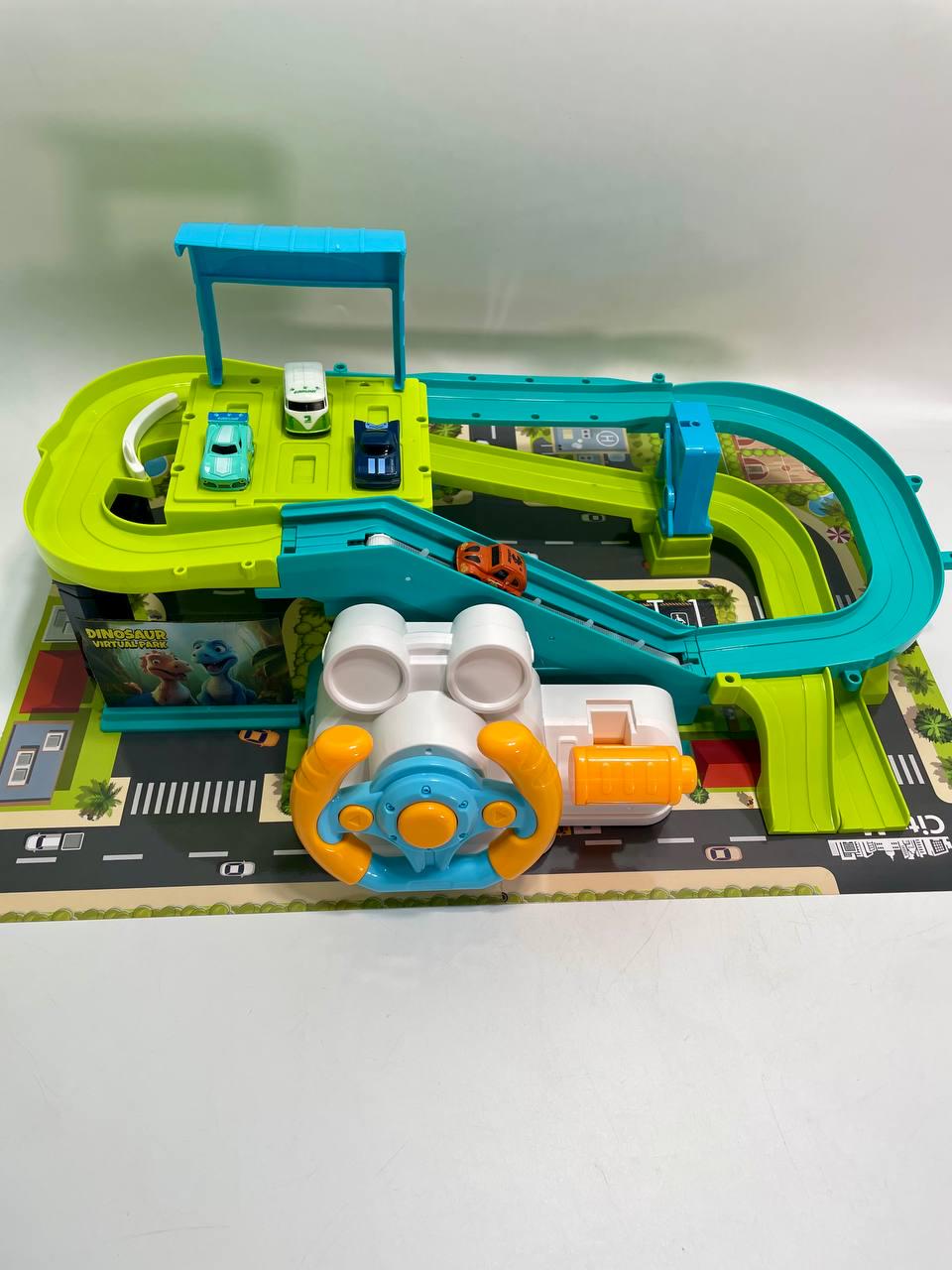 Трек песни на английском языке звуки транспорта руль автомат/механический подъемник 4 машинки в коробке (T 917 A) - фото 7 Трек песни на английском языке звуки транспорта руль автомат/механический подъемник 4 машинки в коробке (T 917 A) - фото 7