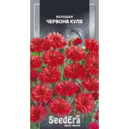 Семена цветов Васильки полевые красный шар Семейный сад 0,5 г (CS-0974)