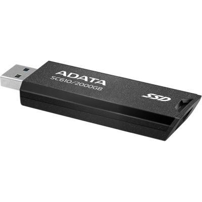 SSD-накопичувач ADATA SD610 2TB USB 3,2 (SC610-2000G-CBK/RD) - фото 3