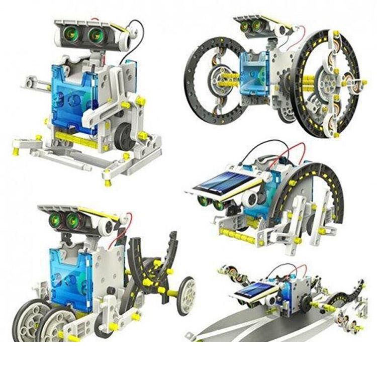 Дитячий конструктор робот-трансформер Solar Robot із сонячною панеллю і моторчиком 14в1 - фото 6 Дитячий конструктор робот-трансформер Solar Robot із сонячною панеллю і моторчиком 14в1 - фото 6