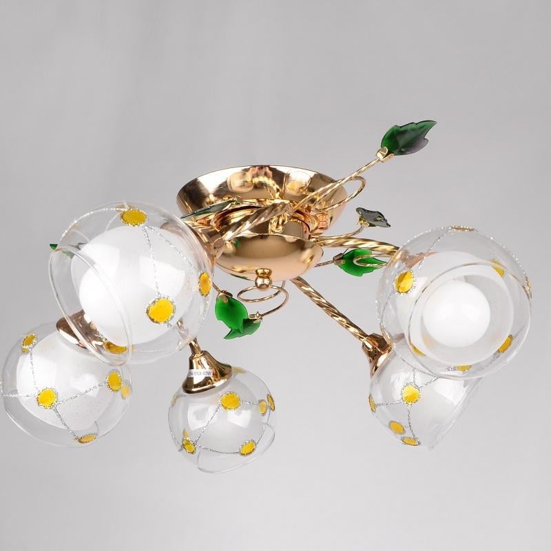 Люстра потолочная Brille LK-493S/5 E14 G 5 плафонов