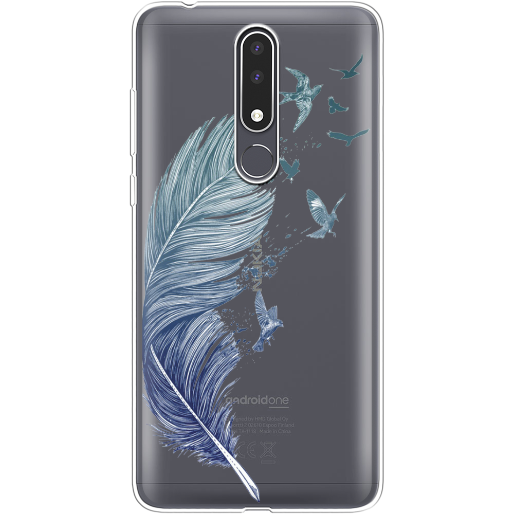 Чохол BoxFace Nokia 3.1 Plus Feather Прозорий силікон (36116-cc38-36116)