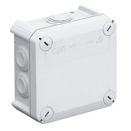 Коробка монтажная OBO Bettermann Т60 114х114х57 мм IP 66 7 x M25 Белый (31559634)
