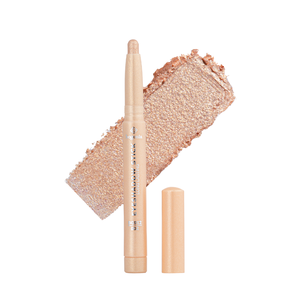 Тіні-олівець для повік перламутрові Bogenia Long Lasting Eyeshadow Stick BG912 002 Золотистий (13356221)