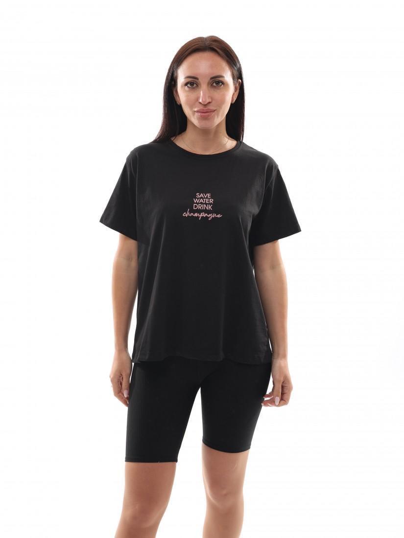 Футболка женская PONCIK XL Черный (278947-XL)