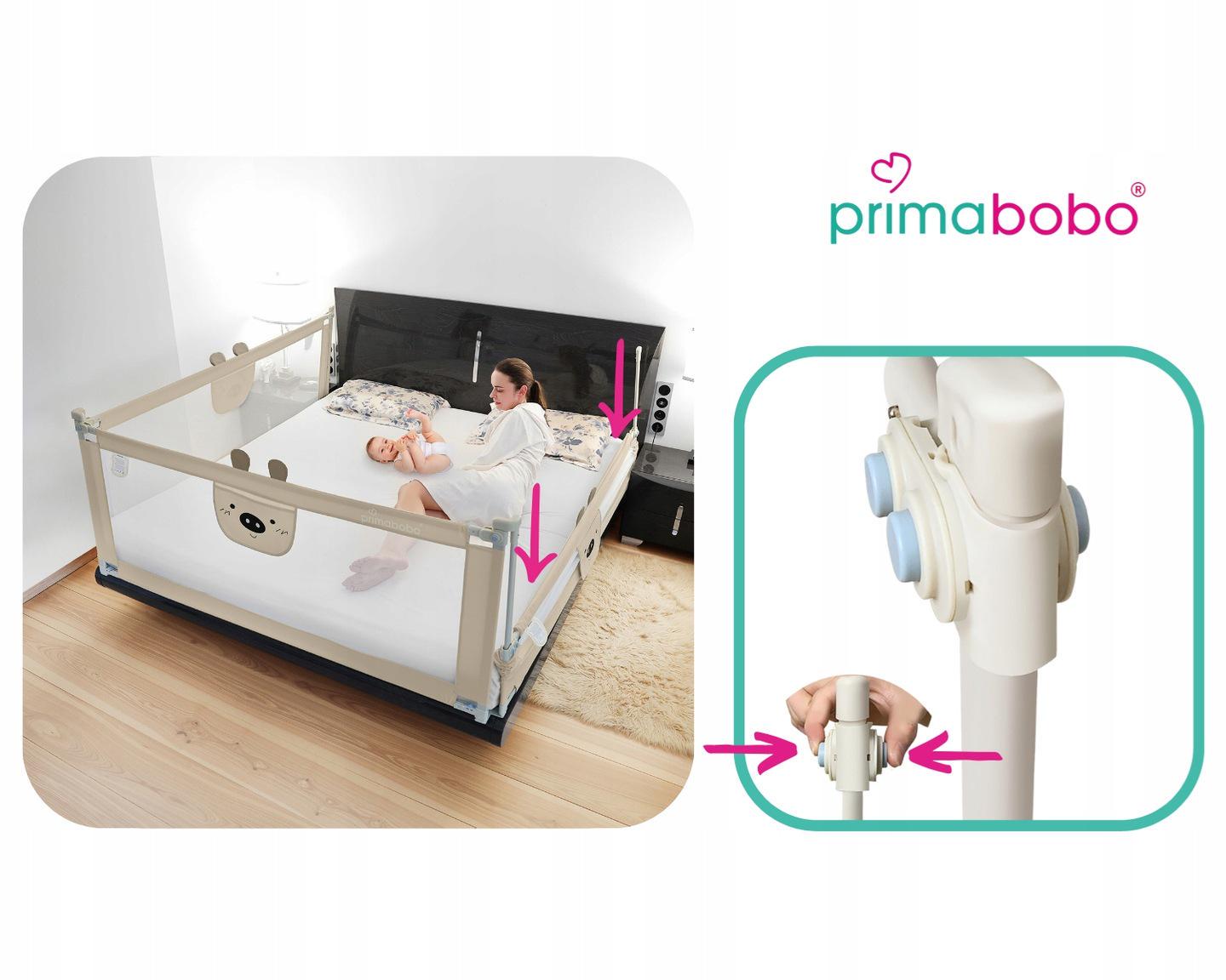 Бортик для кровати Primabobo Bear 160 см (BM01_BE 160) - фото 6 Бортик для кровати Primabobo Bear 160 см (BM01_BE 160) - фото 6