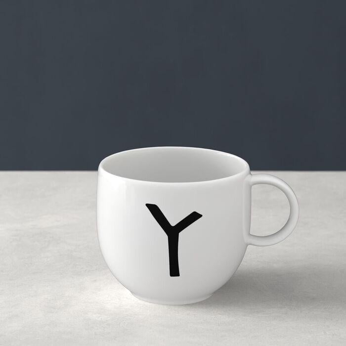 Чашка для кофе Villeroy & Boch Y Letters Mugs фарфор 330 мл (2608435)