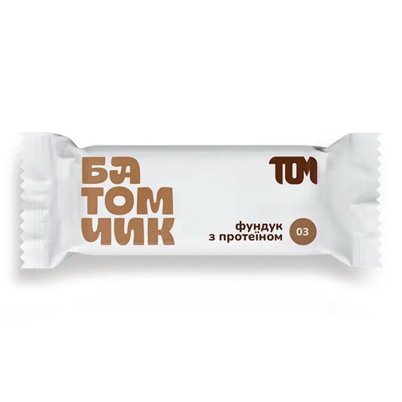 Батончик фундук с протеином Tom 45 г Peanut Butter (23173-01) Батончик фундук с протеином Tom 45 г Peanut Butter (23173-01)
