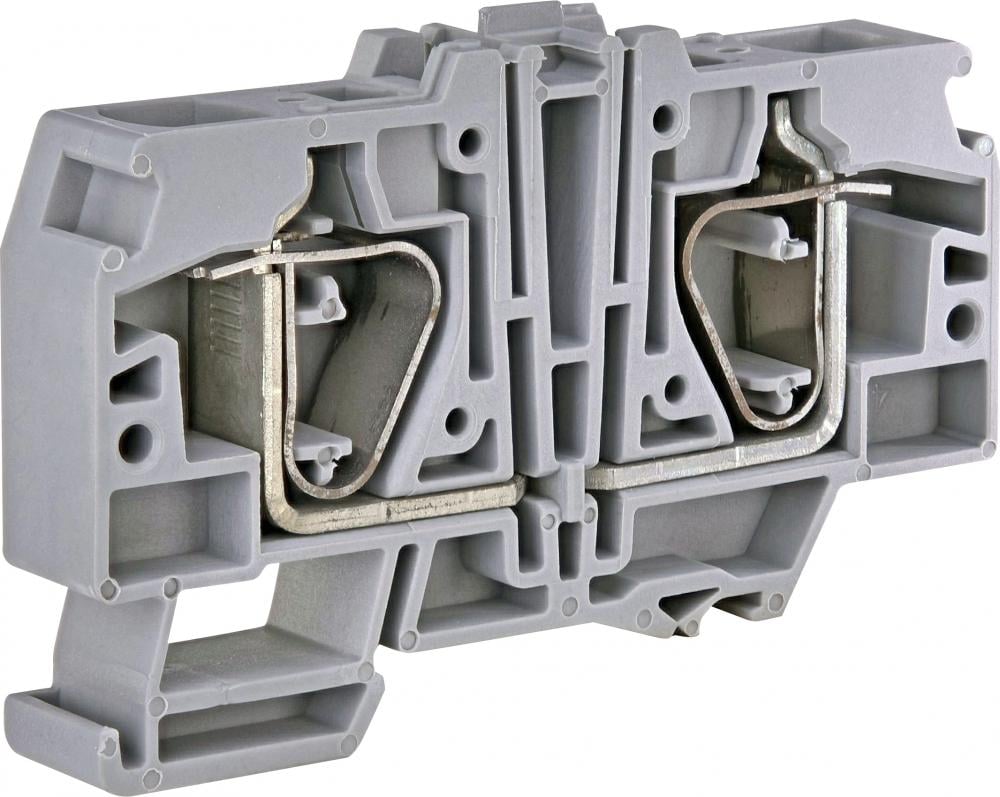 Клемма пружинная наборная ETI ESP-HMR.16/D ввводная двухрядная 76А 16 мм2 80x12,8x50 мм Серый (3903179)