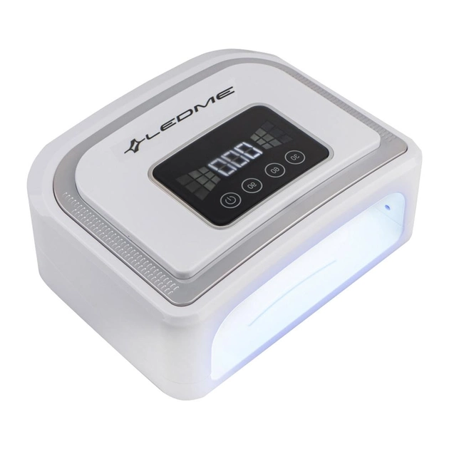 Лампа для маникюру LEDME з акуммулятором 5В 120W Срібний