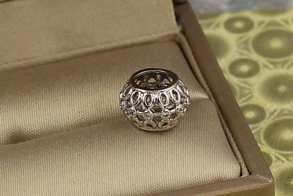 Кулон шарм Xuping Jewelry Петелька 7 мм Серебристый (1879714605)