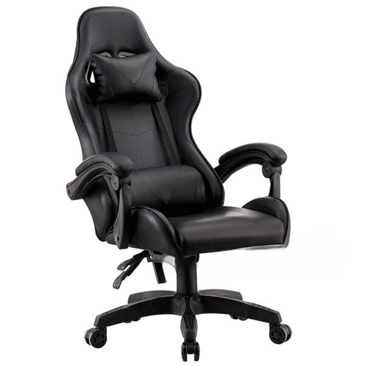 Крісло ігрове комп'ютерне з подушками Racer Pro Чорний - фото 5 Крісло ігрове комп'ютерне з подушками Racer Pro Чорний - фото 5