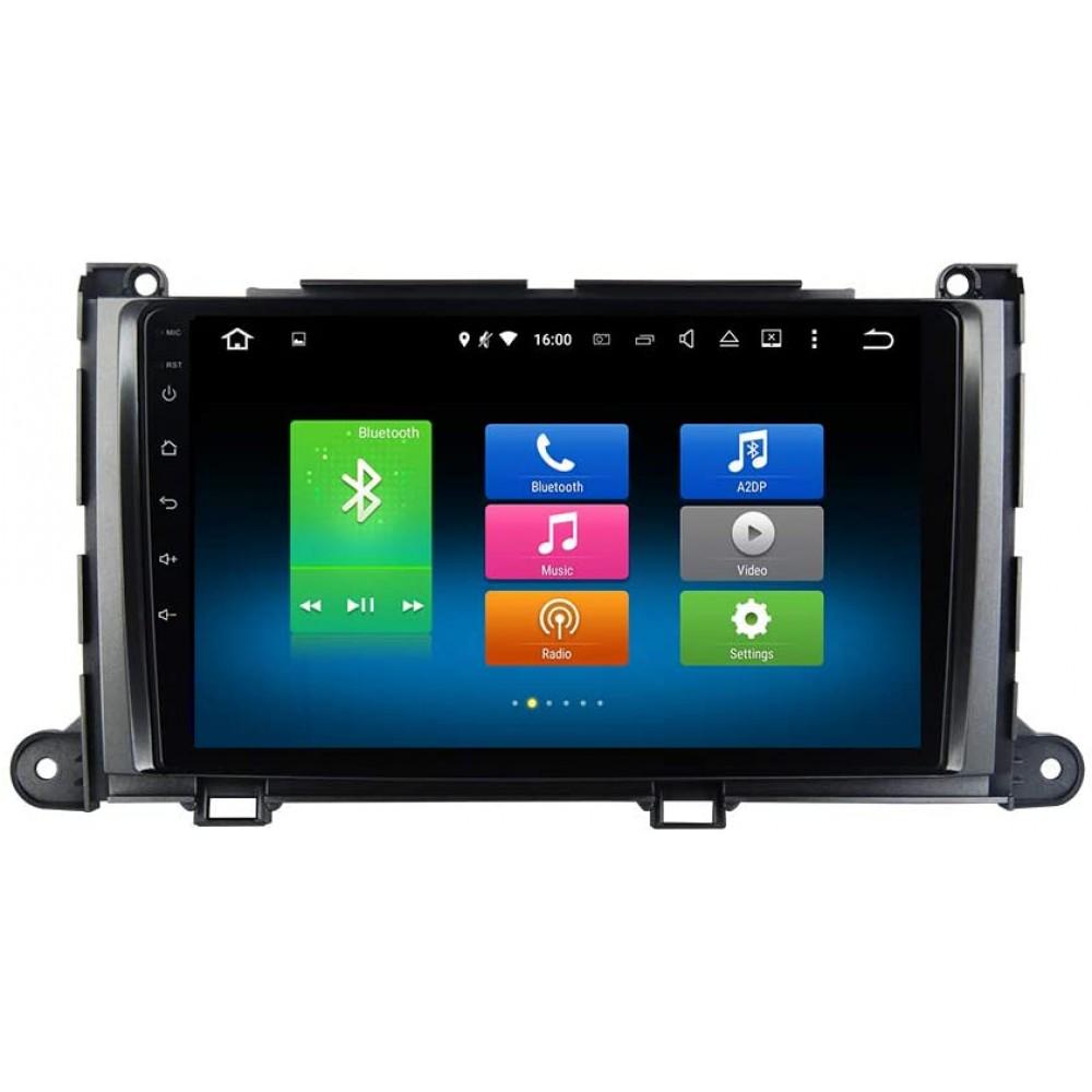 Автомагнітола штатна Torssen Toyota Sienna 09-14 FL9 4+64Gb 4G Carplay DSP (202306649)
