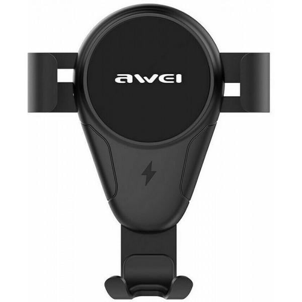 Тримач Awei CW3 Wireless Car Holder Black (F_109292) - фото 2