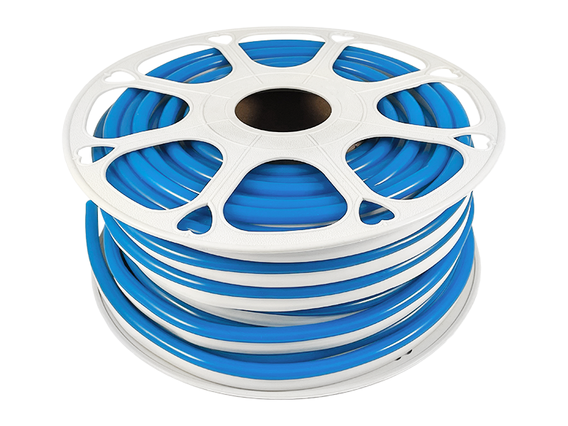 Неон світлодіодний AVT 55 8x16 мм 12V 8 Вт/м IP65 Блакиткий лід (7282) - фото 1