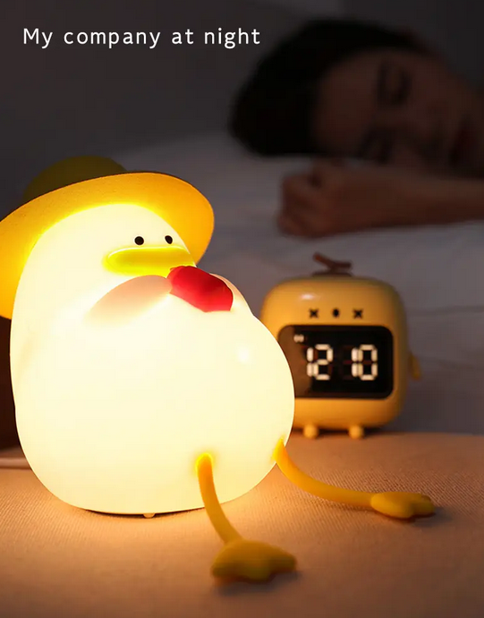 Нічник дитячий Качка силіконовий Білий (L-1921) - фото 8 Нічник дитячий Качка силіконовий Білий (L-1921) - фото 8