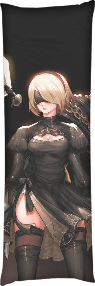 Подушка дакимакура Nier Automata 1 60х180 см (14106017) Подушка дакимакура Nier Automata 1 60х180 см (14106017)