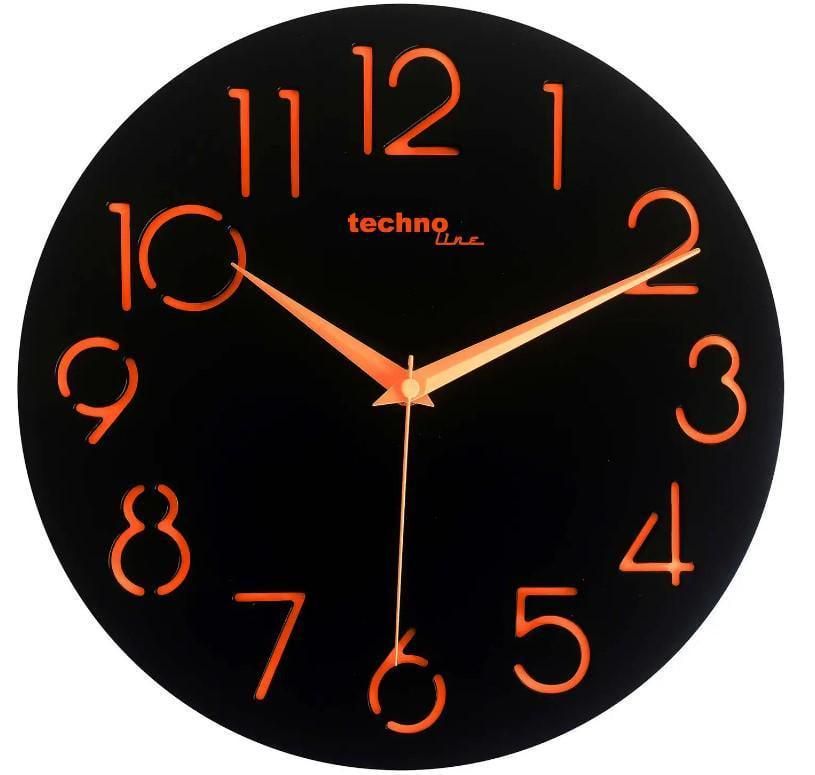Часы настенные Technoline WT7230 Black (DAS301309) Часы настенные Technoline WT7230 Black (DAS301309)