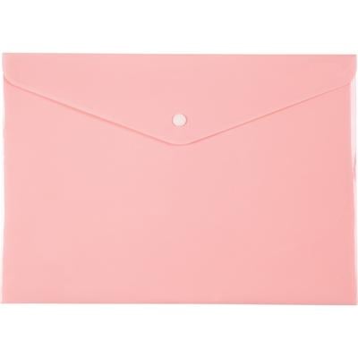 Папка-конверт на кнопке Axent Pastelini A4 Розовый (1412-10-A)