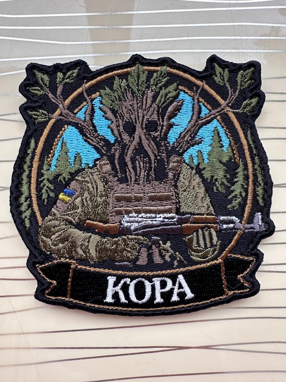 Патч "Кора" на липучці позивний 8,5 см Дуб (2642679050)