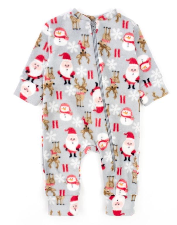 Человечек детский флисовый Snowman Новогодний 92 см (30847480)