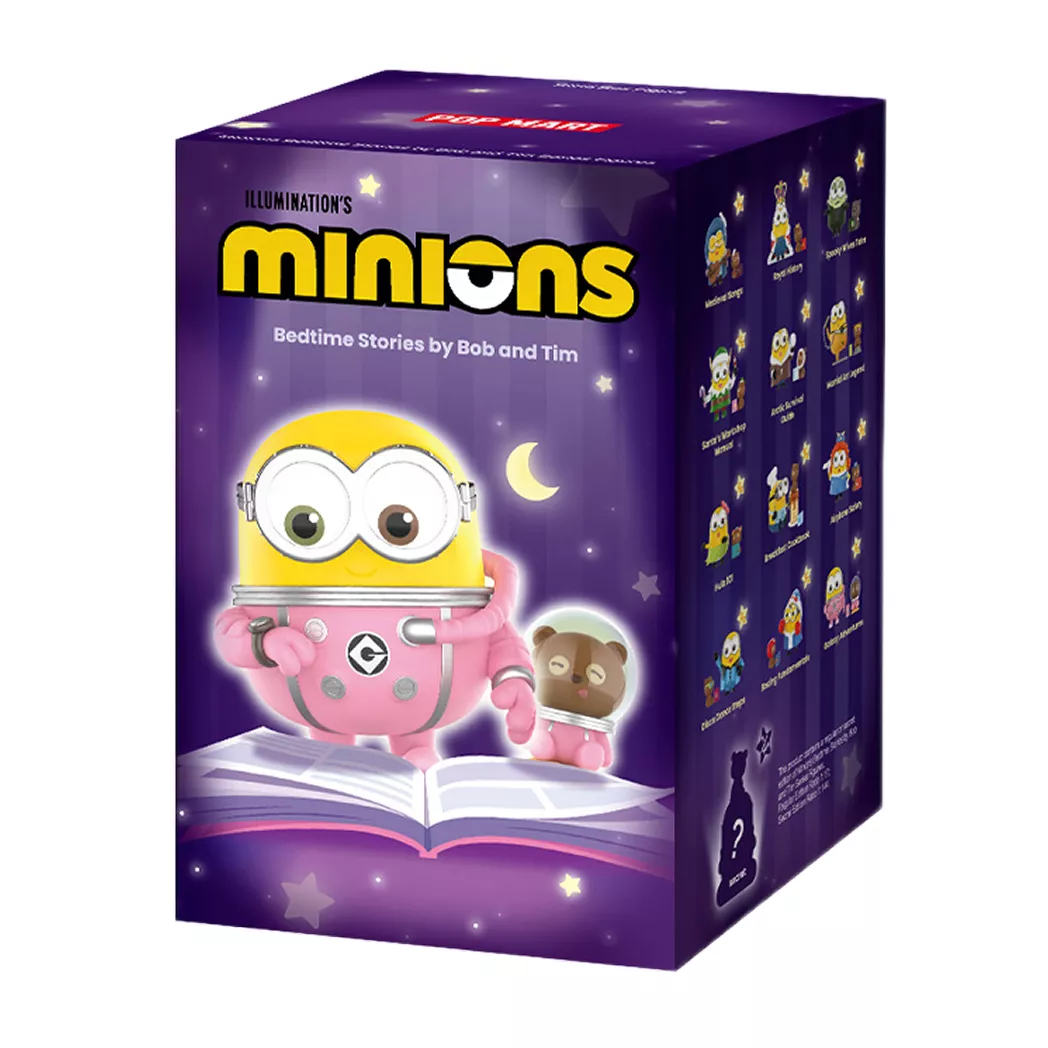 Фигурка-сюрприз POP MART Minions Bedtime Stories by Bob and Tim 1 шт. (MBBT-01)