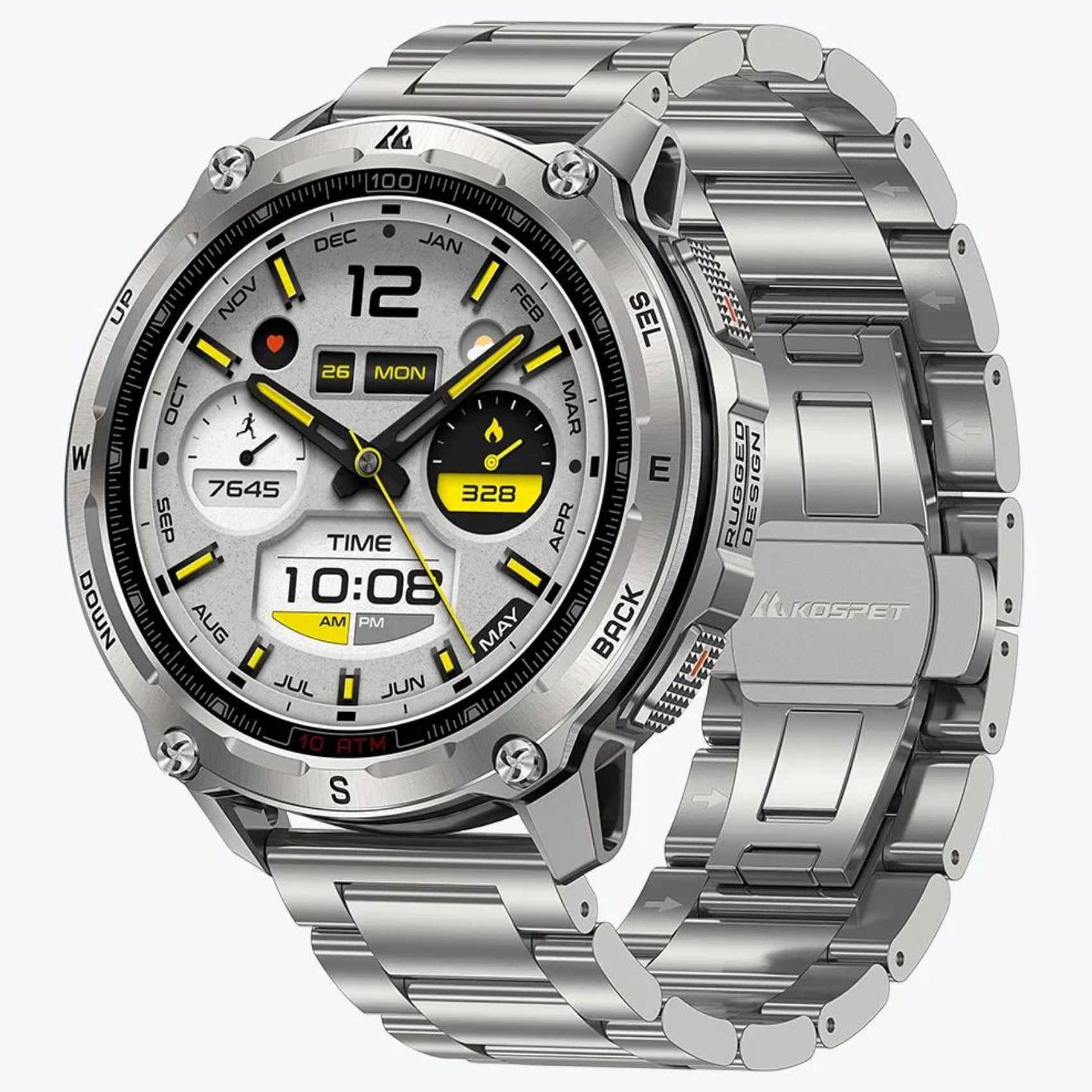 Смарт-часы Kospet Tank T4 Special Edition Silver