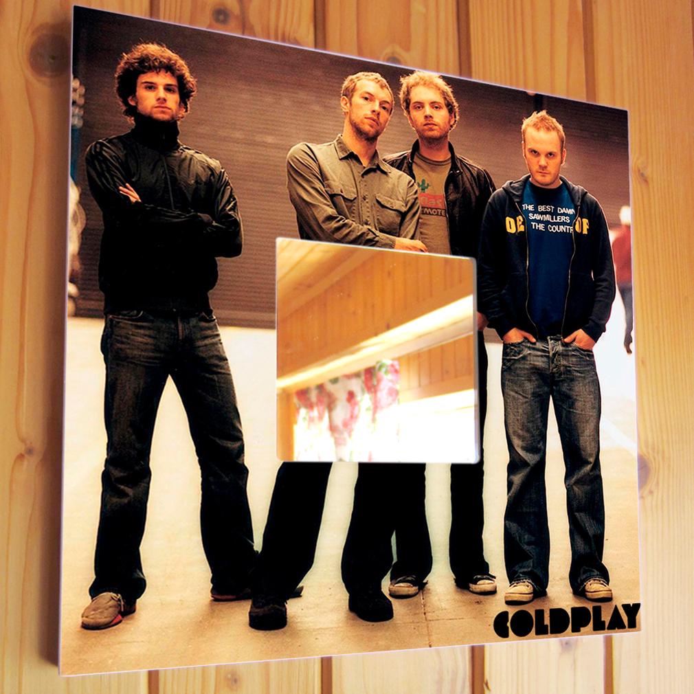 Зеркало декоративное Группа "Coldplay" 260х260 мм (M03447)