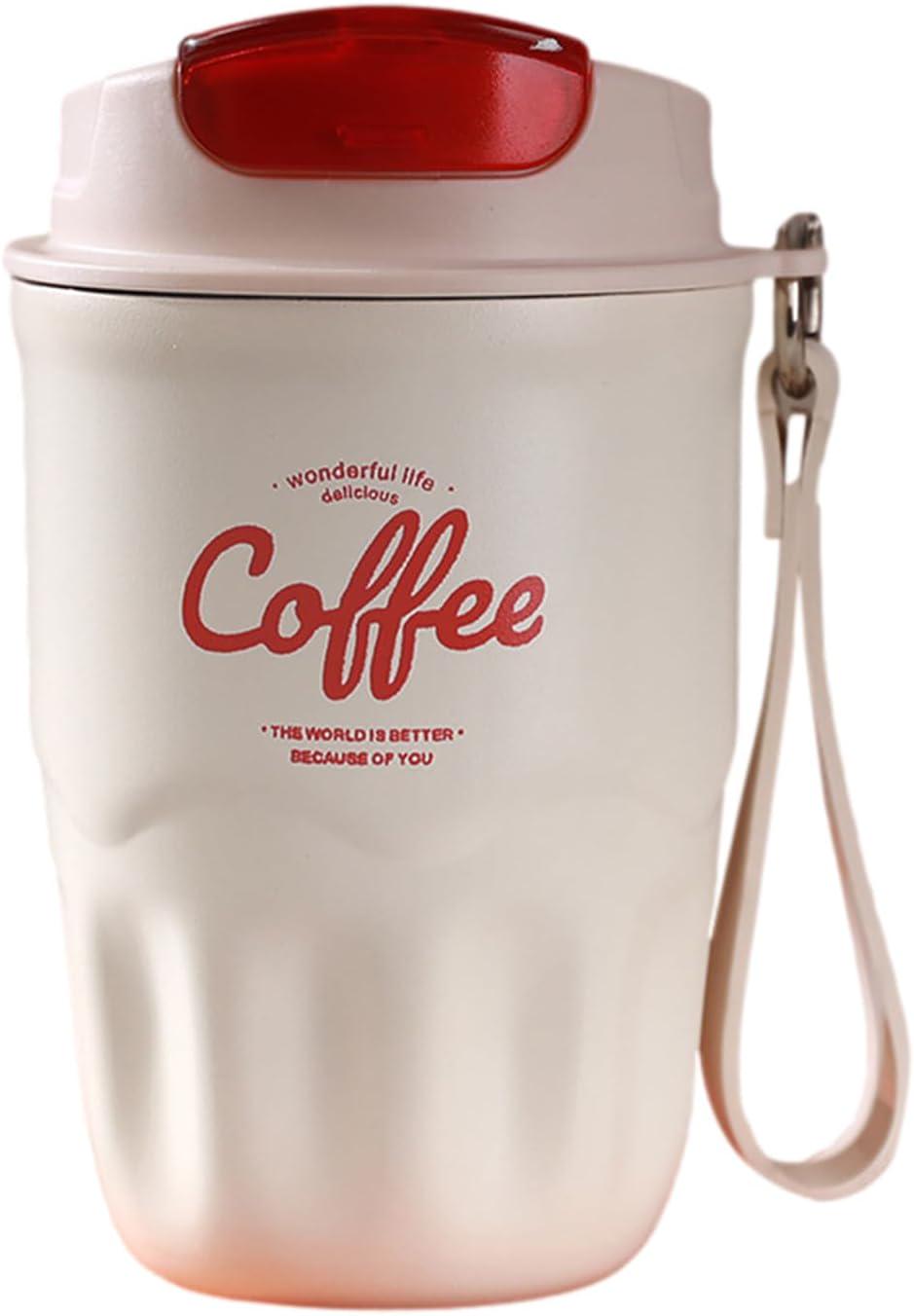 Термокухоль з нержавіючої сталі дорожній 360 мл White (32958773)