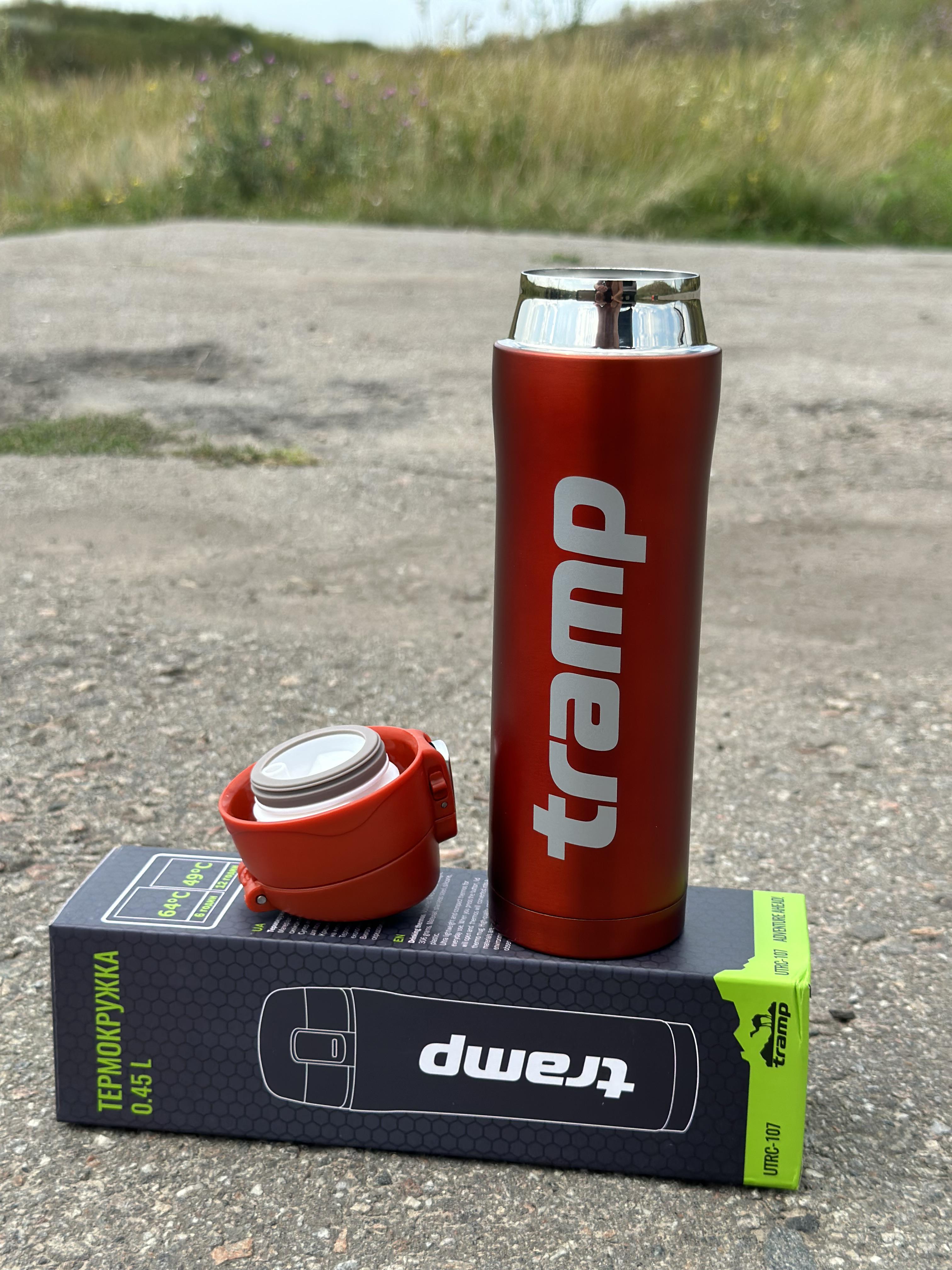 Термокружка Tramp держит 12 ч. 0,45 л (UTRC-107-red) - фото 8