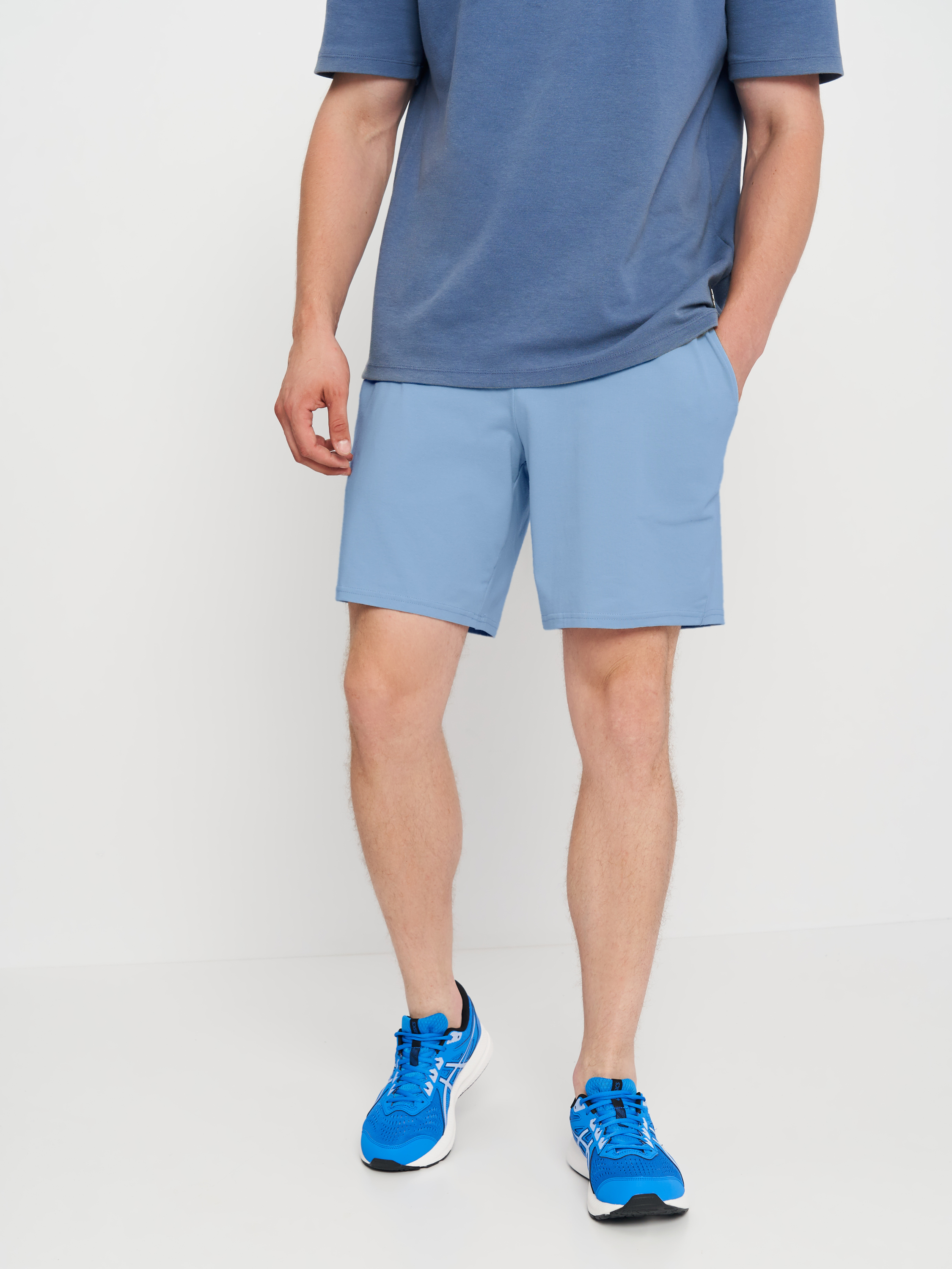 Шорты мужские легкие ROZA 211080 2XL Серо-голубой (4824005733468)